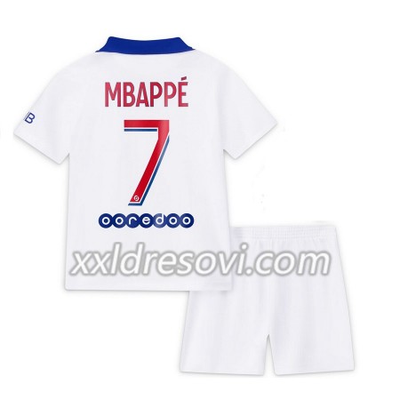 Paris Saint-Germain Kylian Mbappe 7 Drugi Dječji Komplet Dresovi za Nogomet 2020-2021 (+ kratke hlače)